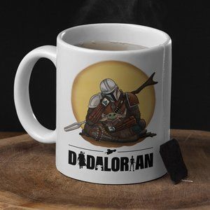 Dadalorian Coffee Mug - Great Gift for Dad - Baby Yoda and The Mandalorian Gift